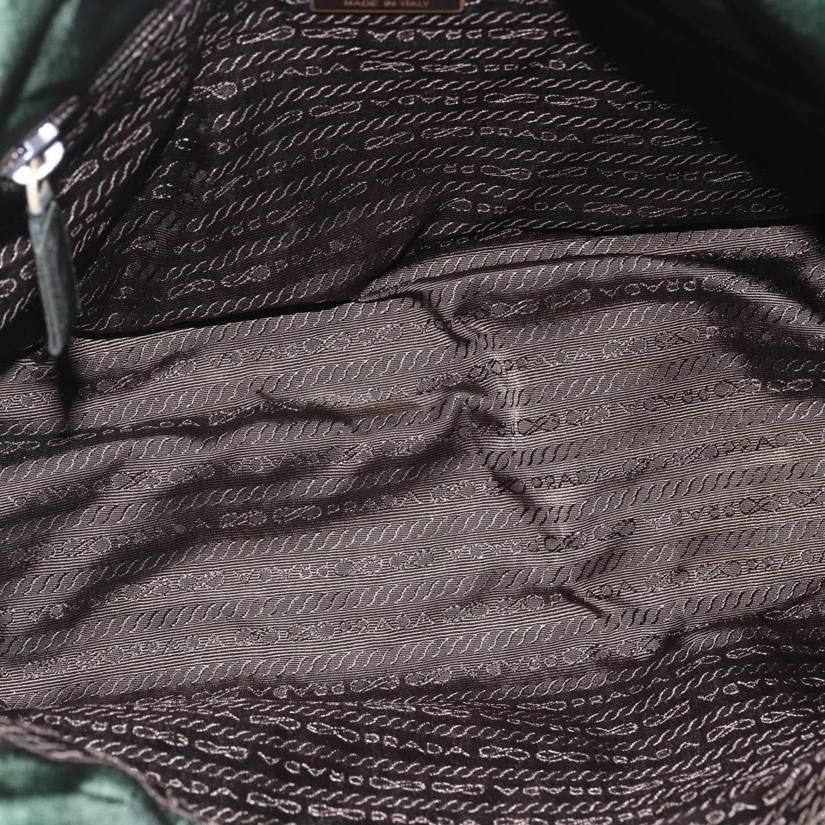 Prada Vintage Tote Tessuto, Khaki, Nylon, Tote Bag