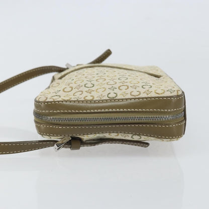 Celine C Macadam Shoulder bag Canvas, KHAKI, CANVAS, Shoulder bag