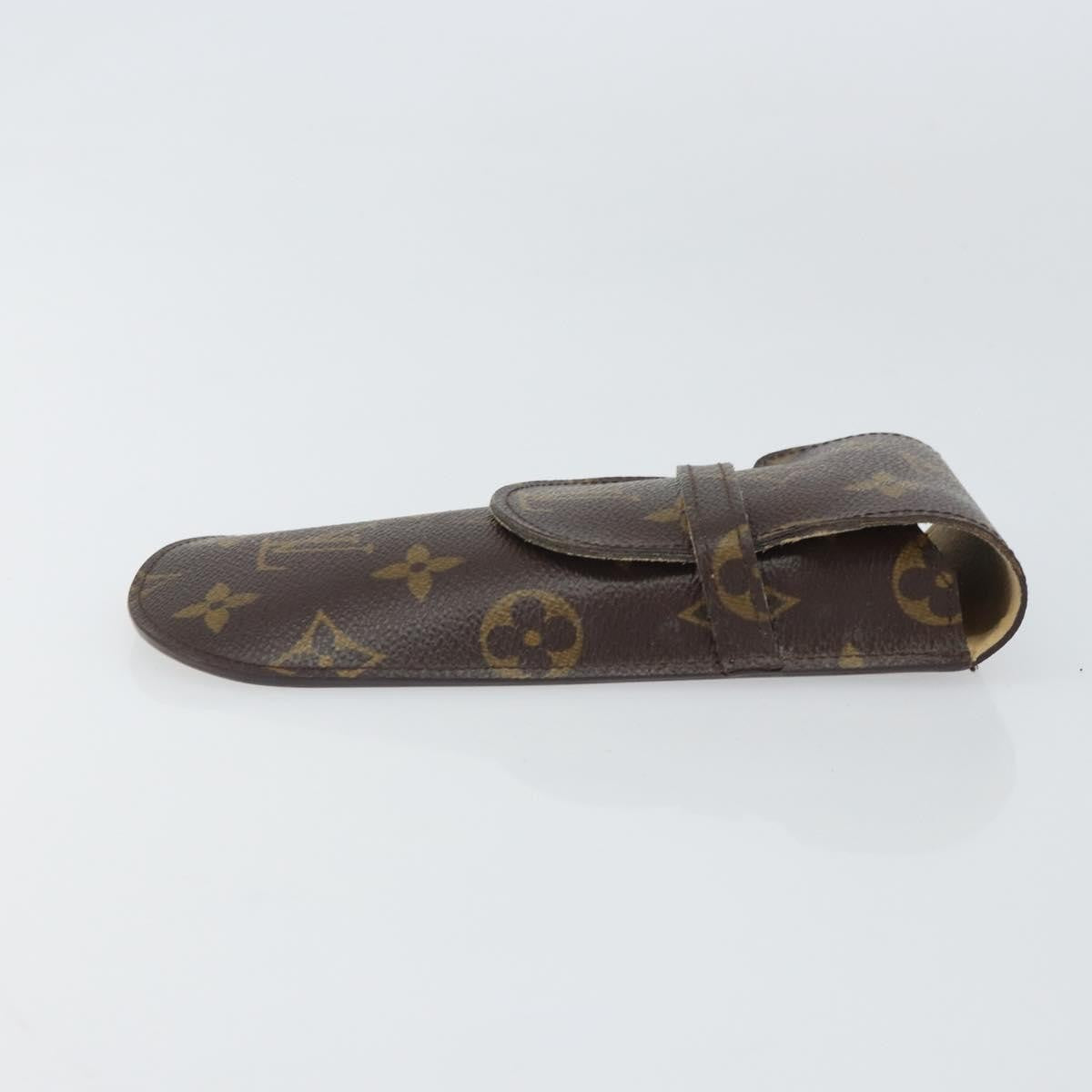 Louis Vuitton Etui à stylo Canvas, BROWN, CANVAS, Clutche & pouche