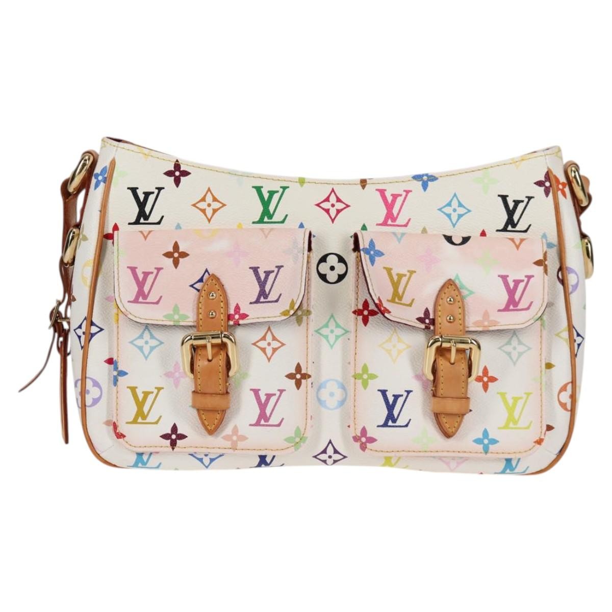 Louis Vuitton Lodge Handbag Monogram Multicolor, WHITE, CANVAS, Handbag