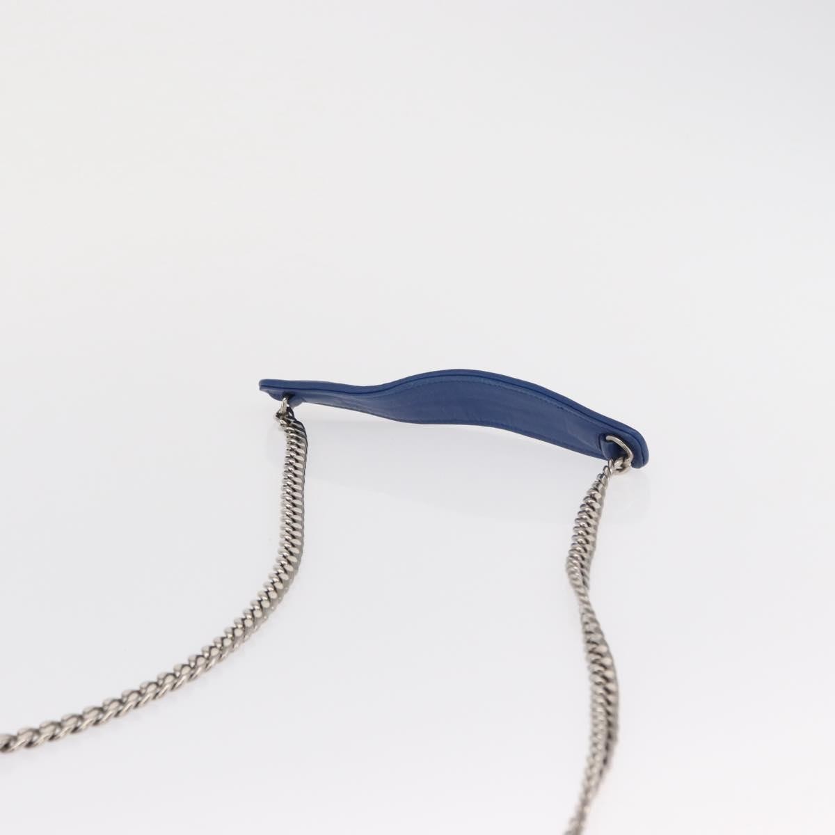 Miu Miu Madras Crystal Buckle Shoulder Bag Matelasse Leather, BLUE, LEATHER, Shoulder bag