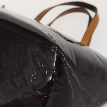 Louis Vuitton Bellevue Handbag Monogram Vernis, BURGUNDY, PATENT_LEATHER, Handbag