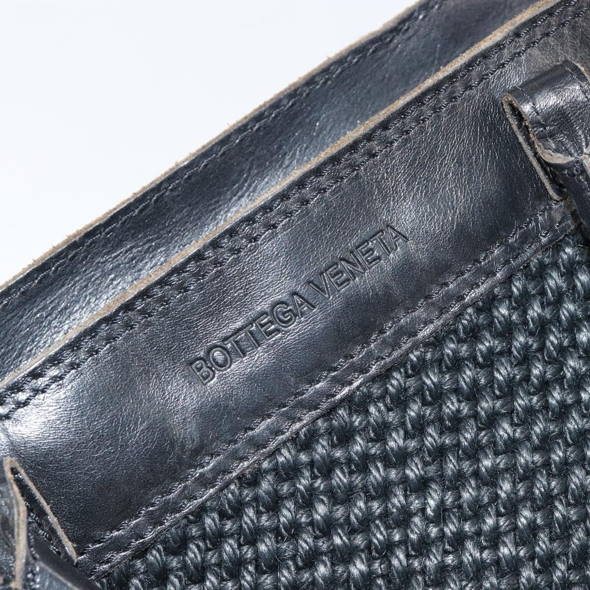 Bottega Veneta Vintage handbag Canvas, BLACK, CANVAS, Handbag