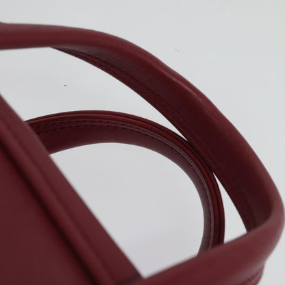 Balenciaga Triangle Duffle Bag Leather, RED, LEATHER, Handbag