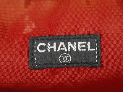 Chanel Travel line pouch Nylon, BLACK, NYLON, Travel bag