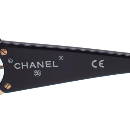 Chanel Logo CC Sunglasses Plastic, Black, Plastic, Sunglasses