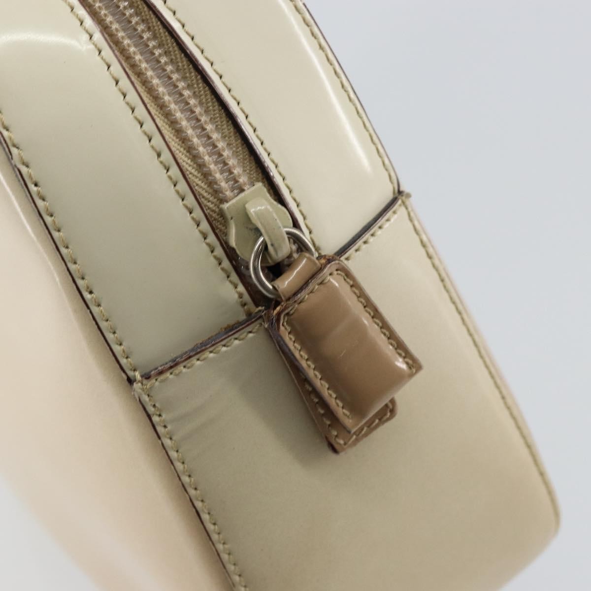 Prada Re-edition 1995 handbag Patent leather, BEIGE, PATENT_LEATHER, Handbag