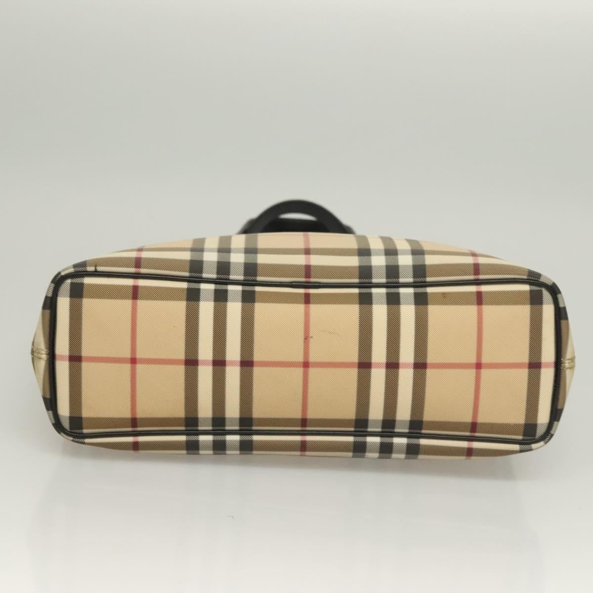 Burberry Nova Check Handbag Nova Check Canvas, BEIGE, CANVAS, Handbag