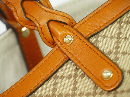 Gucci Craft Tote Diamante Canvas with Leather, BEIGE, CANVAS, Tote bag