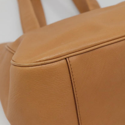 Celine Handbag Leather, BEIGE, LEATHER, Handbag