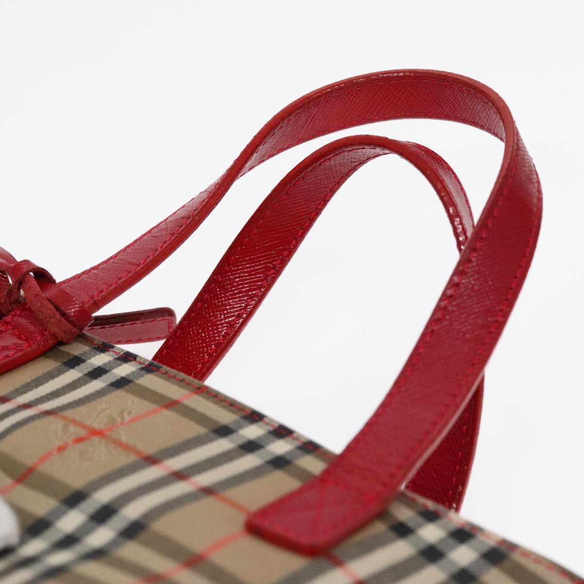 Burberry Nova Check Handbag Nova Check Canvas, BEIGE, CANVAS, Handbag