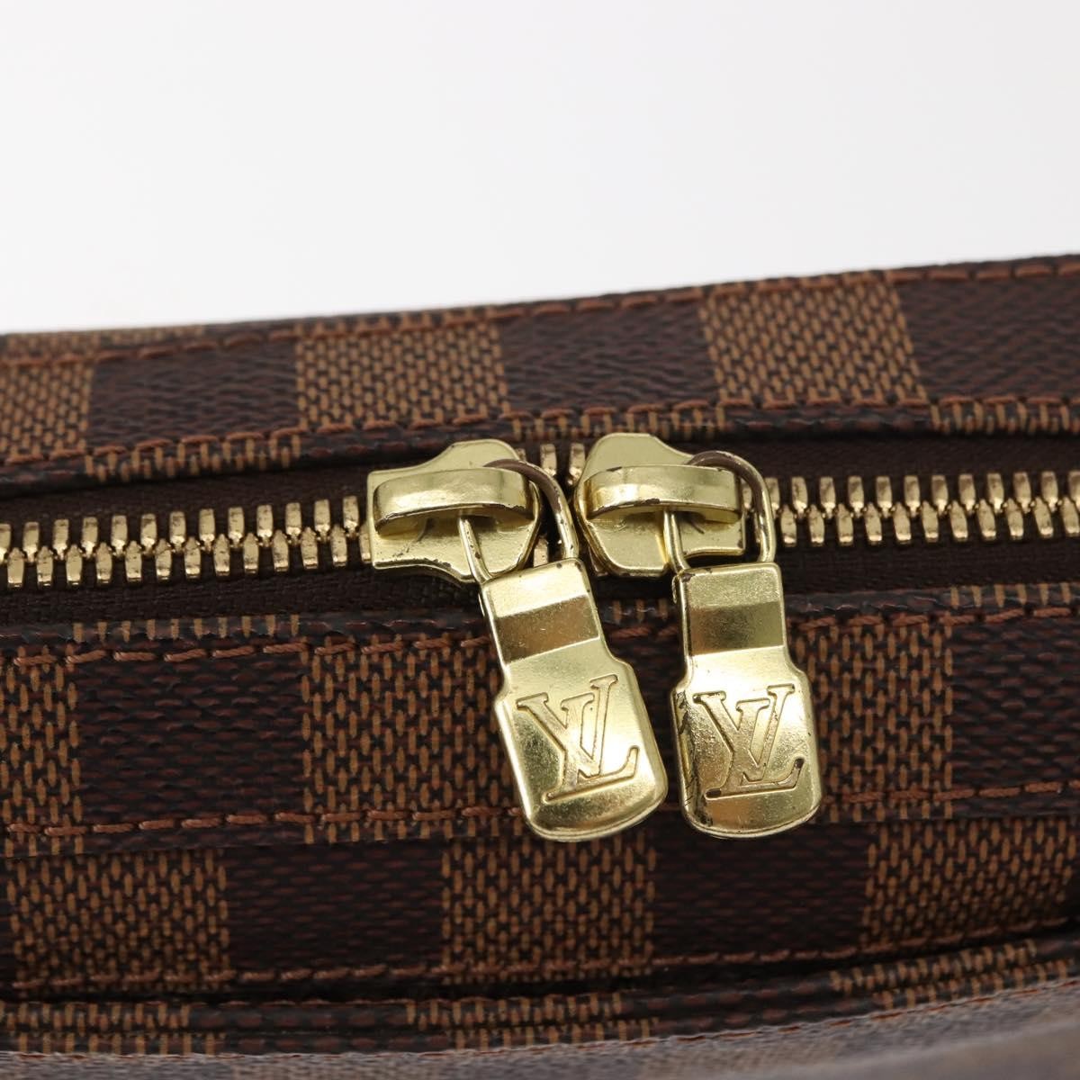 Louis Vuitton Geronimos Waist Bag Damier, BROWN, CANVAS, Shoulder bag