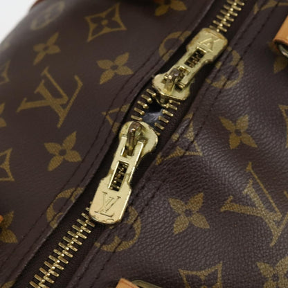 Louis Vuitton Keepall Bag Monogram Canvas, BROWN, CANVAS, Travel bag