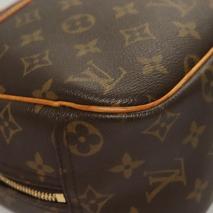 Louis Vuitton Trouville Handbag Monogram Canvas, BROWN, CANVAS, Handbag