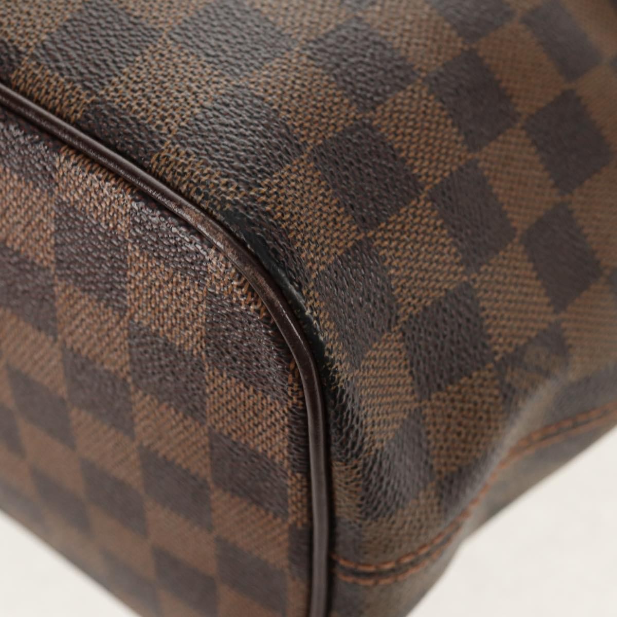 Louis Vuitton Saleya Handbag Damier, BROWN, CANVAS, Tote bag