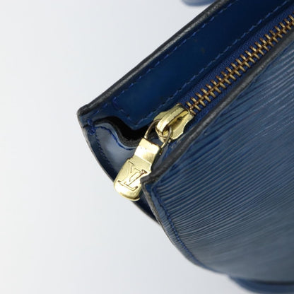 Louis Vuitton Saint Jacques Handbag Epi Leather, BLUE, LEATHER, Handbag