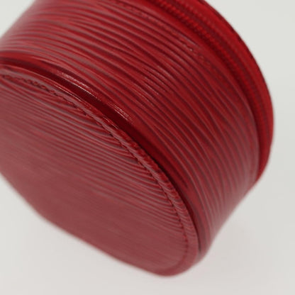 Louis Vuitton Ecrin Bijoux Pouch Epi Leather, RED, LEATHER, Clutche & pouche