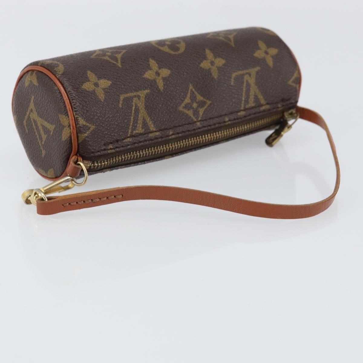 Louis Vuitton Papillon Pochette Monogram Canvas, BROWN, CANVAS, Clutche & pouche