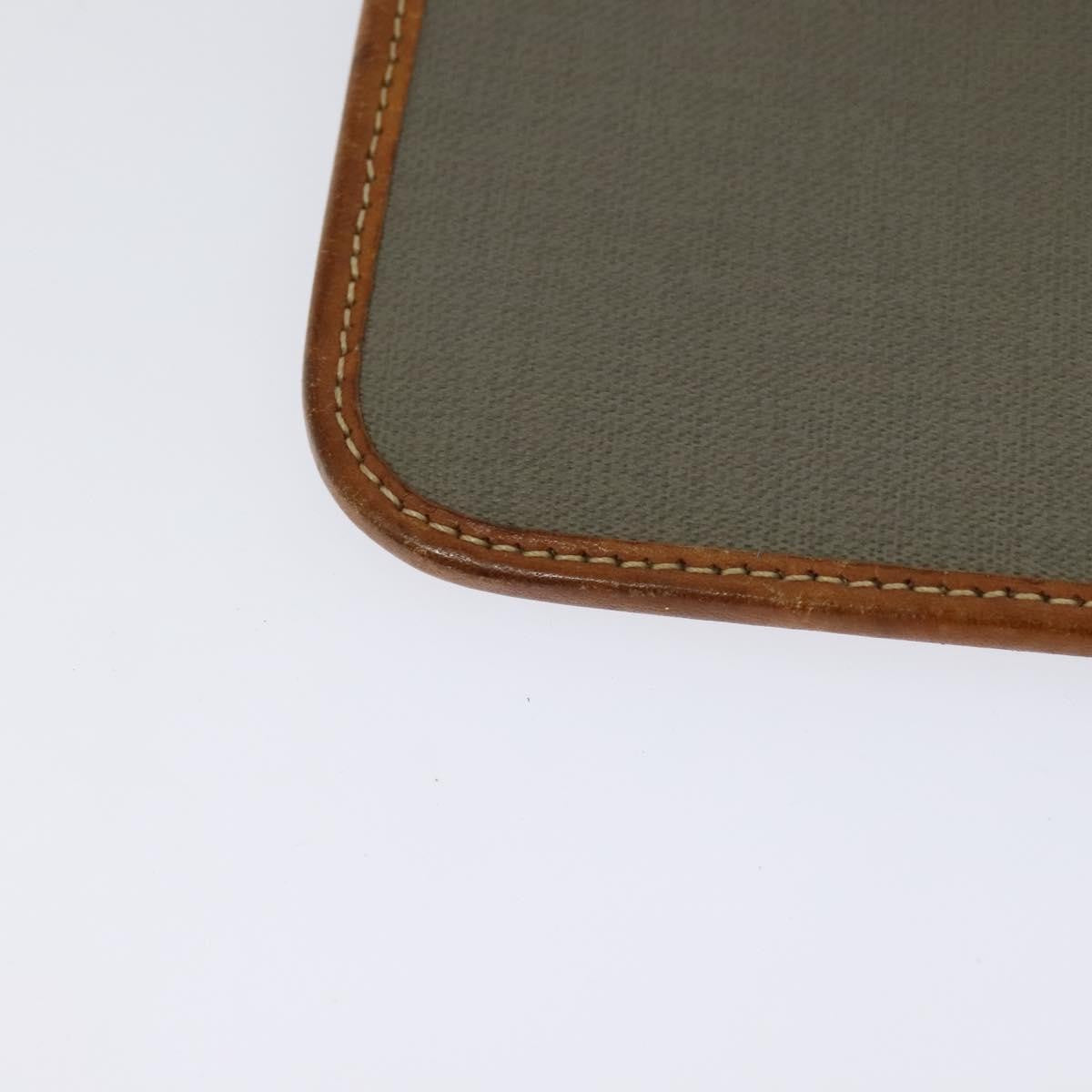 Christian Dior Flap Pouch Canvas, BROWN, CANVAS, Clutche & pouche