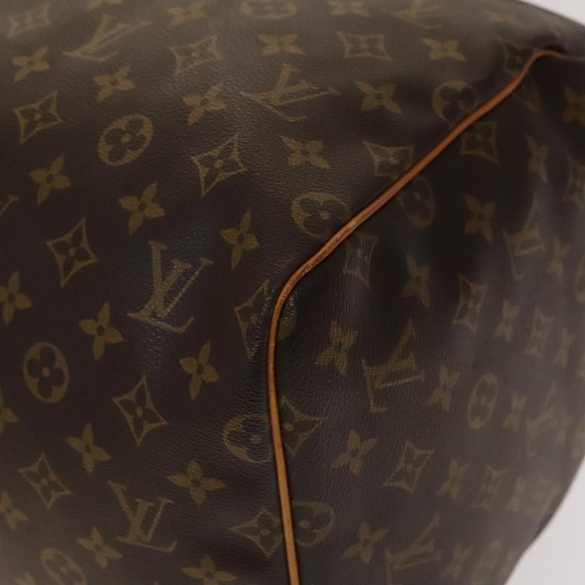 Louis Vuitton Keepall Bag Monogram Canvas, BROWN, CANVAS, Travel bag