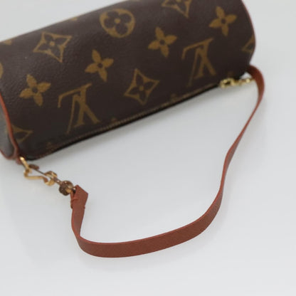 Louis Vuitton Papillon Pochette Monogram Canvas, BROWN, CANVAS, Clutche & pouche