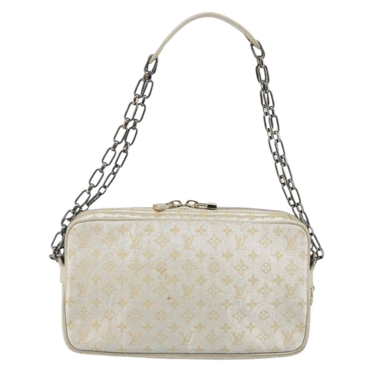 Louis Vuitton McKenna Shoulder Bag Mini Lin, GOLD, CANVAS, Shoulder bag