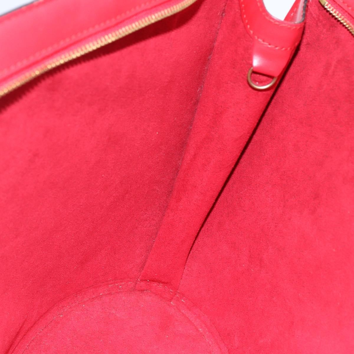 Louis Vuitton Saint Jacques Handbag Epi Leather, RED, LEATHER, Shoulder bag