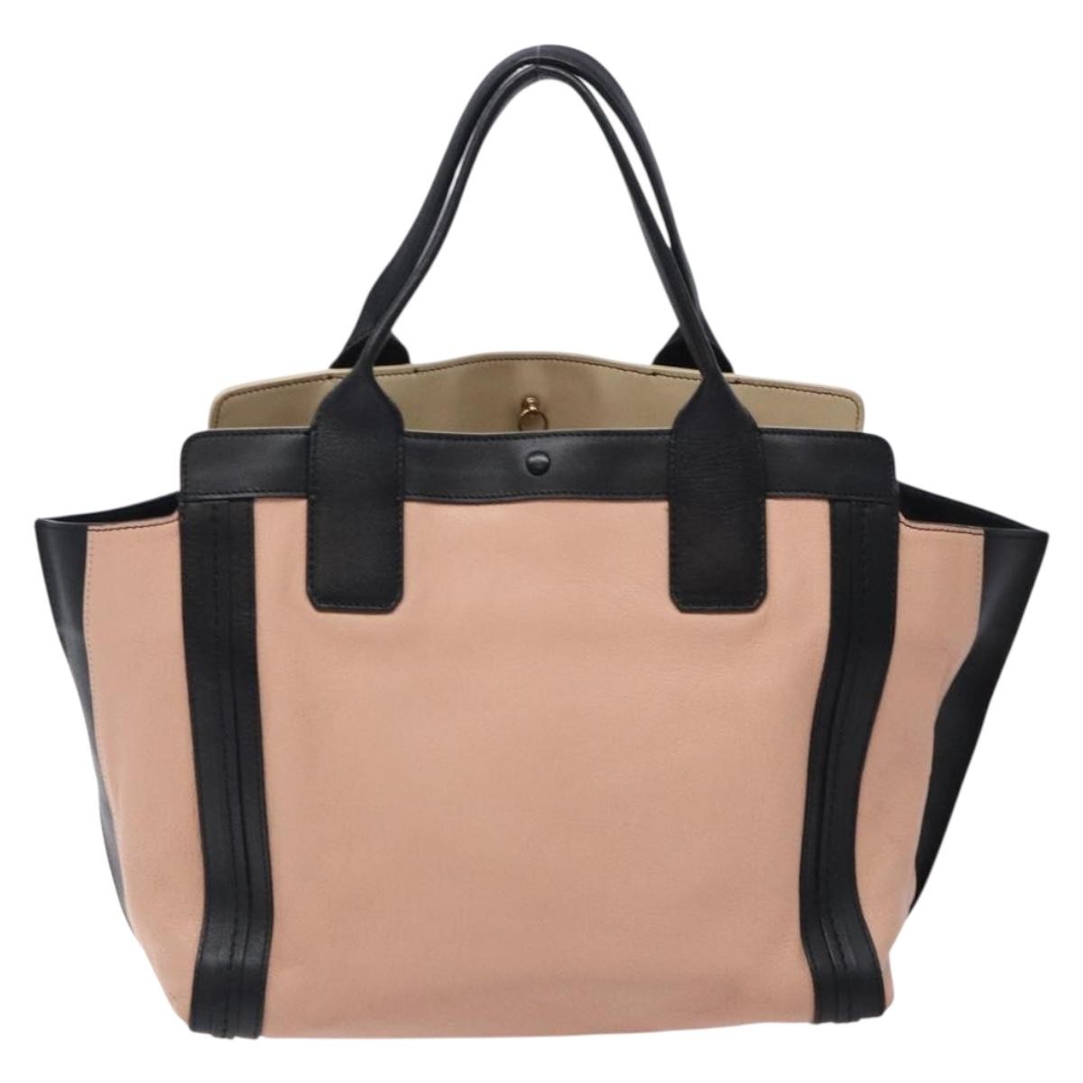 Chloe Alison East West Tote Leather, PINK, LEATHER, Tote bag