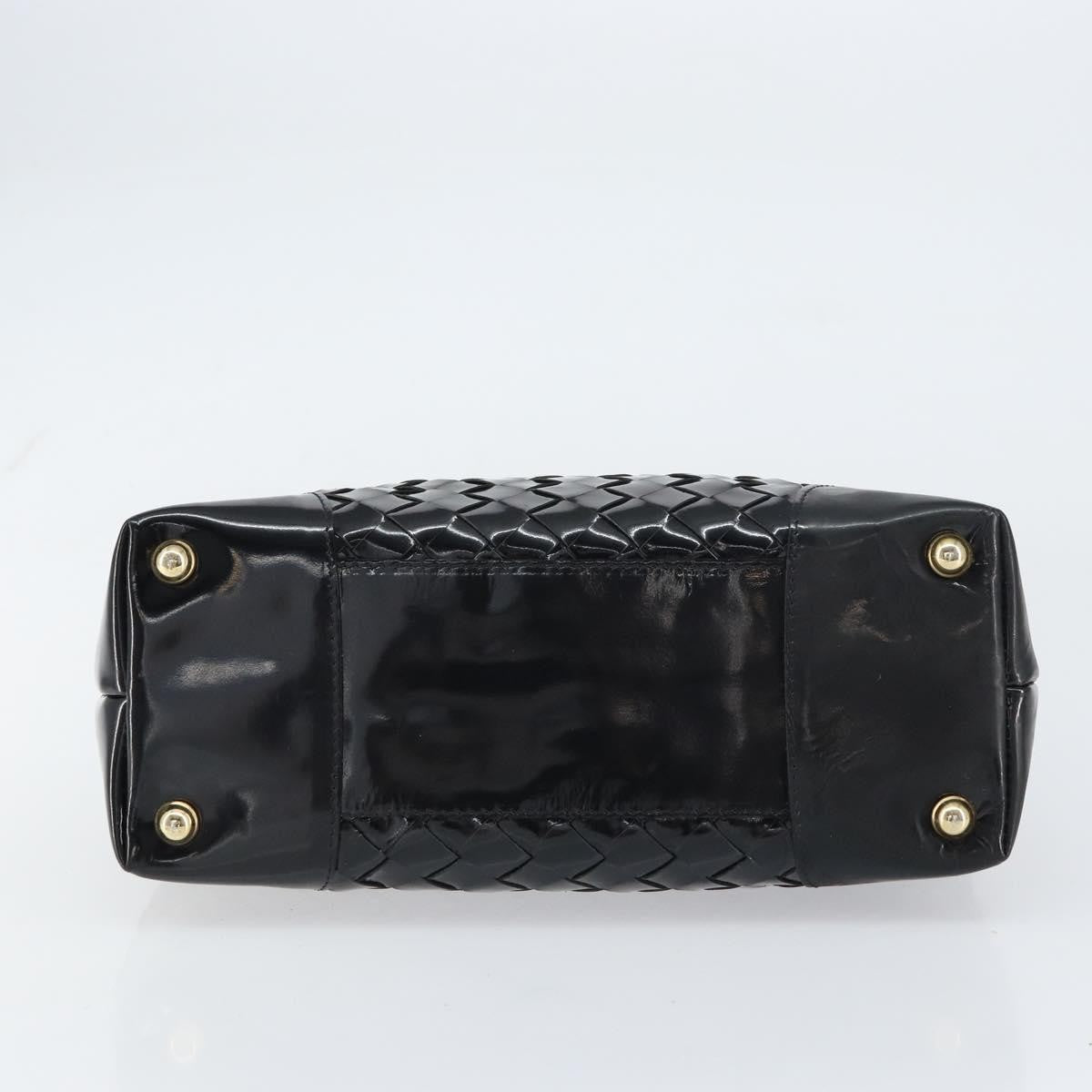 Bottega Veneta Intrecciato Tote Patent leather, BLACK, PATENT_LEATHER, Tote bag