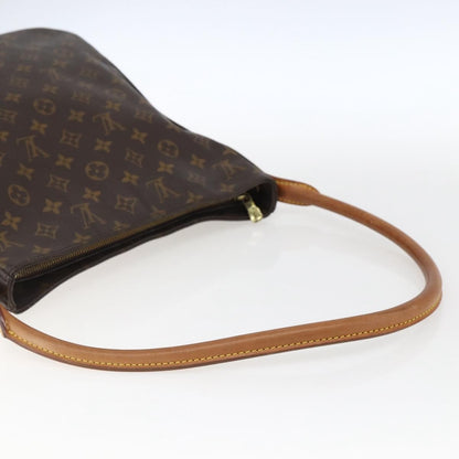Louis Vuitton Looping Handbag Monogram Canvas, BROWN, CANVAS, Shoulder bag