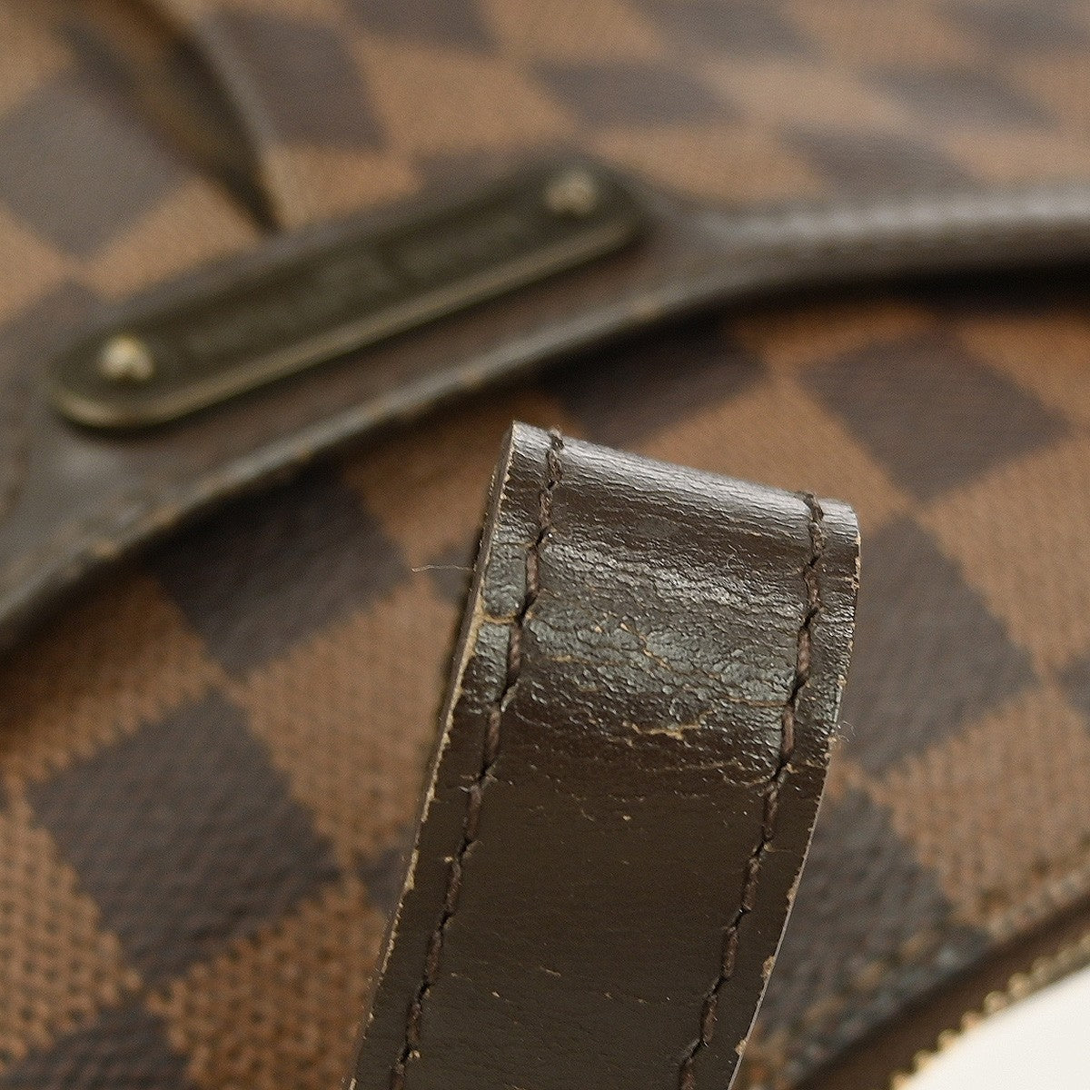 Louis Vuitton Bloomsbury Handbag Damier, BROWN, CANVAS, Shoulder bag