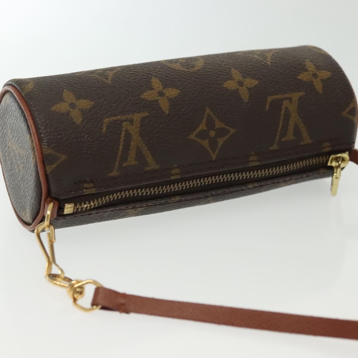 Louis Vuitton Papillon Pochette Monogram Canvas, BROWN, CANVAS, Handbag