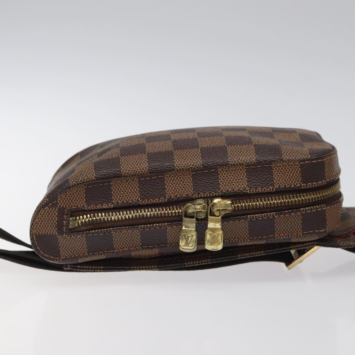 Louis Vuitton Geronimos Waist Bag Damier, BROWN, CANVAS, Shoulder bag