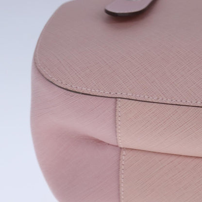 Salvatore Ferragamo Gancini handbag Leather, PINK, LEATHER, Handbag