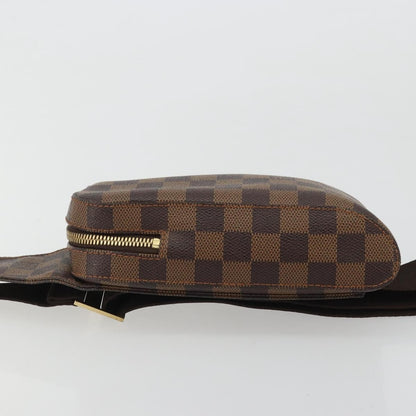 Louis Vuitton Geronimos Waist Bag Damier, Brown, Canvas, Shoulder Bag