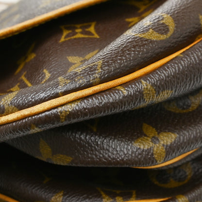 Louis Vuitton Saumur Handbag Monogram Canvas, Brown, Canvas, Shoulder Bag