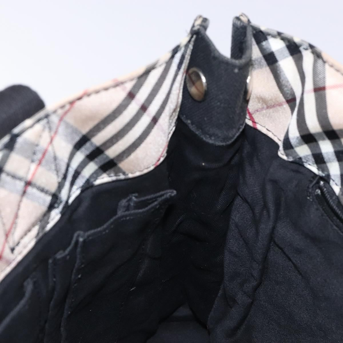 Burberry Nova Check Tote canvas check pattern, BLACK, CANVAS, Tote bag