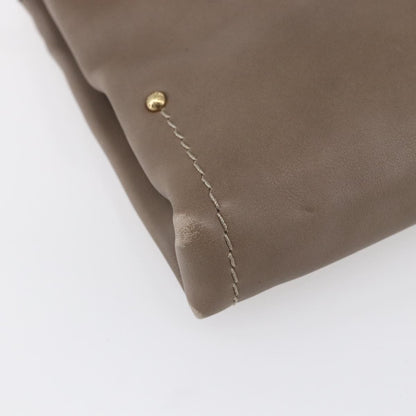 Bally Vintage Shoulder Bag Leather, BEIGE, LEATHER, Shoulder bag