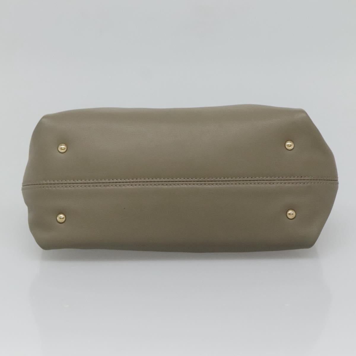 Salvatore Ferragamo Sofia Satchel Smooth Leather, GRAY, LEATHER, Handbag