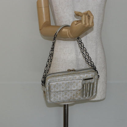 Louis Vuitton McKenna Shoulder Bag Mini Lin, GOLD, CANVAS, Shoulder bag