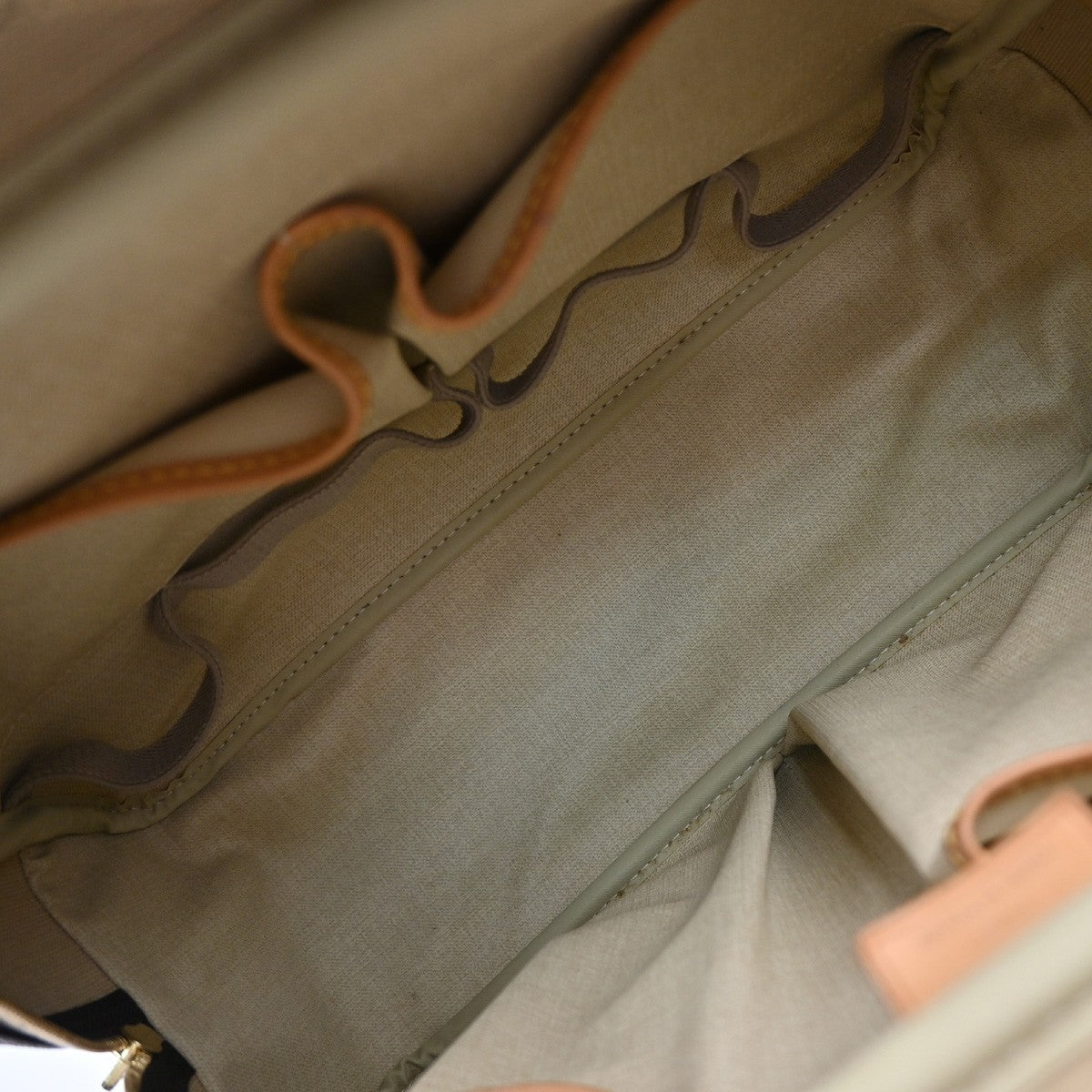 Louis Vuitton Deauville Handbag Monogram Canvas, BROWN, CANVAS, Handbag