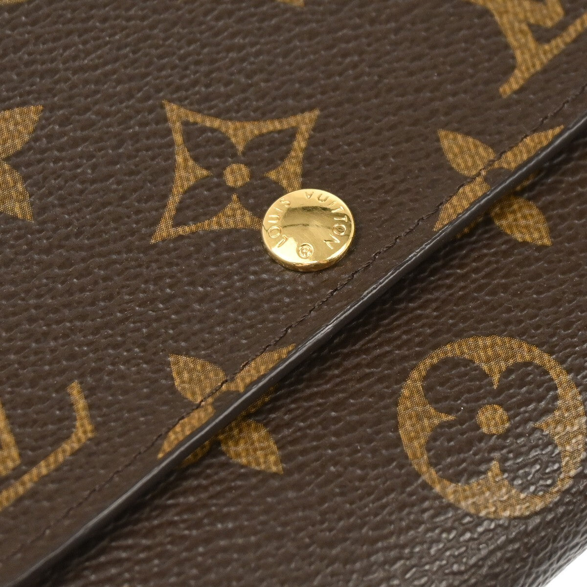 Louis Vuitton Anais Wallet Monogram Canvas, BROWN, CANVAS, Wallets