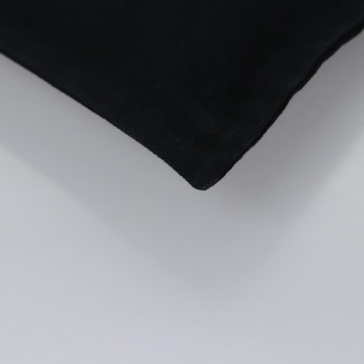 Hermes Bora Bora Pouch Toile, BLACK, CANVAS, Tote bag