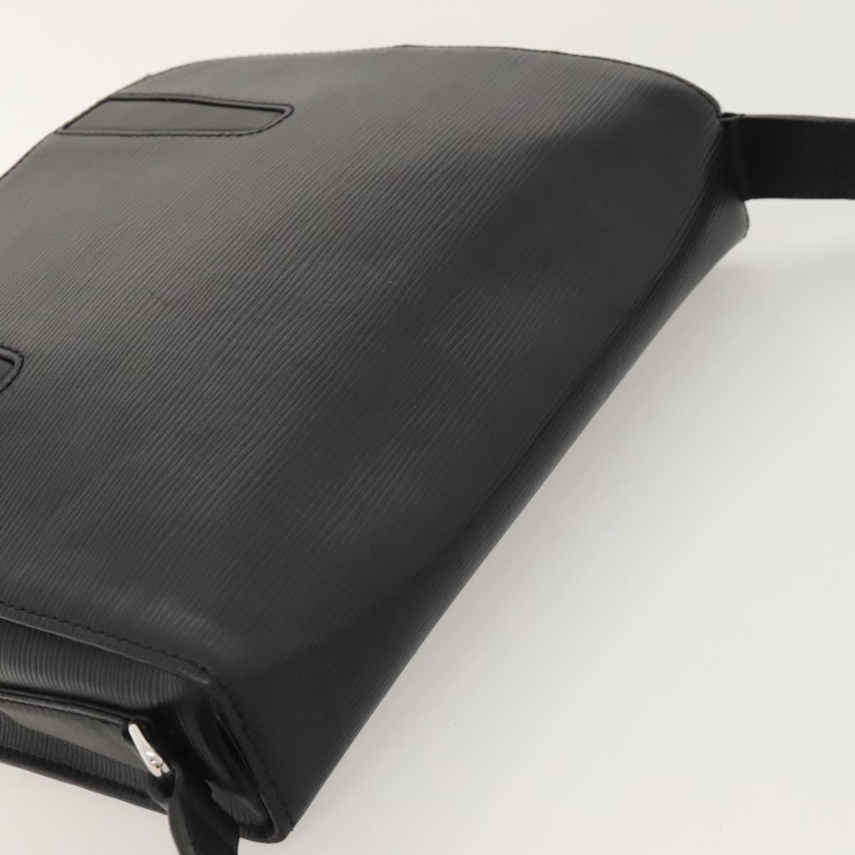 Louis Vuitton Harrington Messenger Bag Epi Leather, BLACK, LEATHER, Crossbody bag