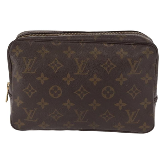 Louis Vuitton Trousse Toilette Monogram Canvas, BROWN, CANVAS, Clutche & pouche