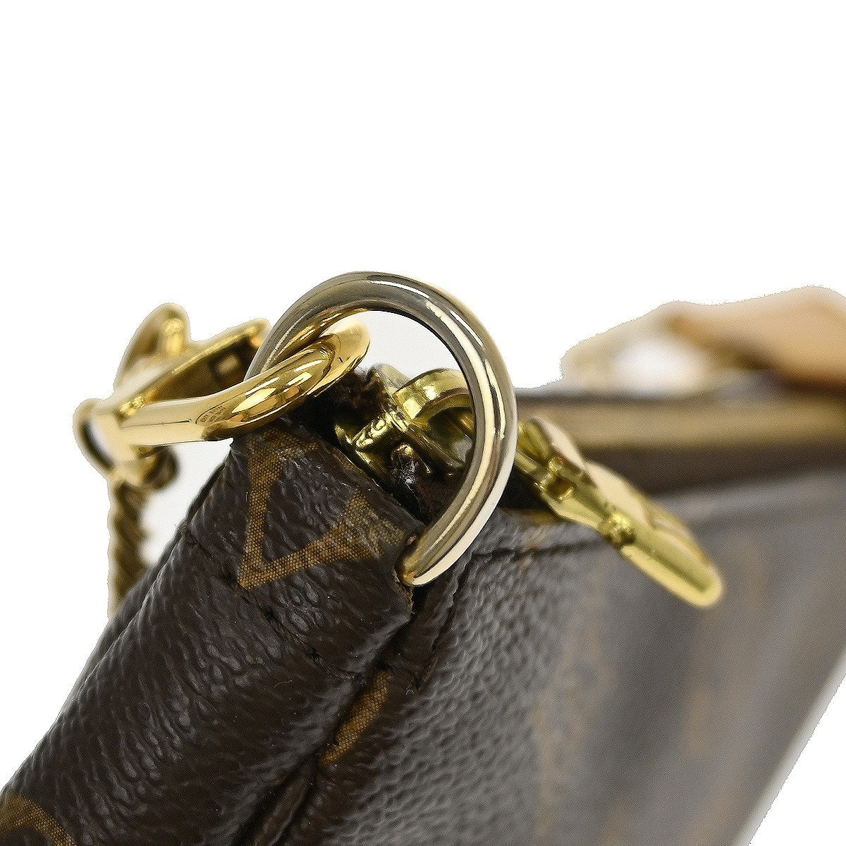 Louis Vuitton Mini pochette accessoires Canvas, Brown, Canvas, Clutch