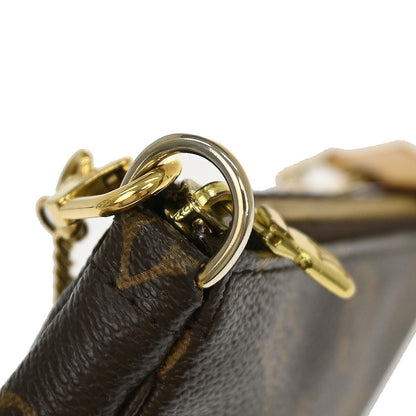 Louis Vuitton Mini pochette accessoires Canvas, Brown, Canvas, Clutch