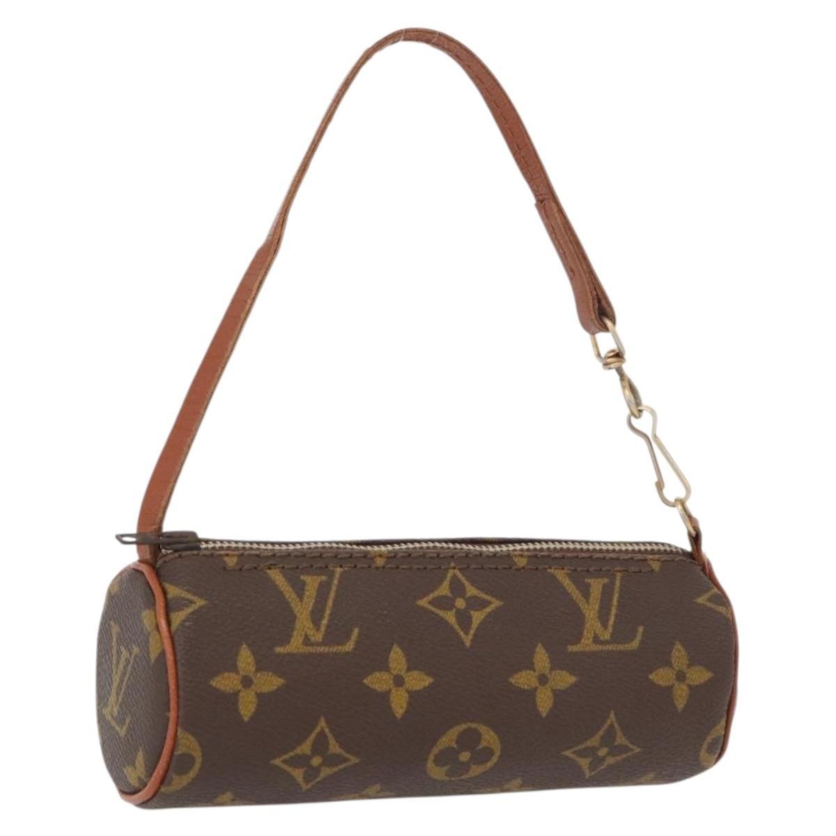 Louis Vuitton Papillon Pochette Monogram Canvas, BROWN, CANVAS, Clutche & pouche