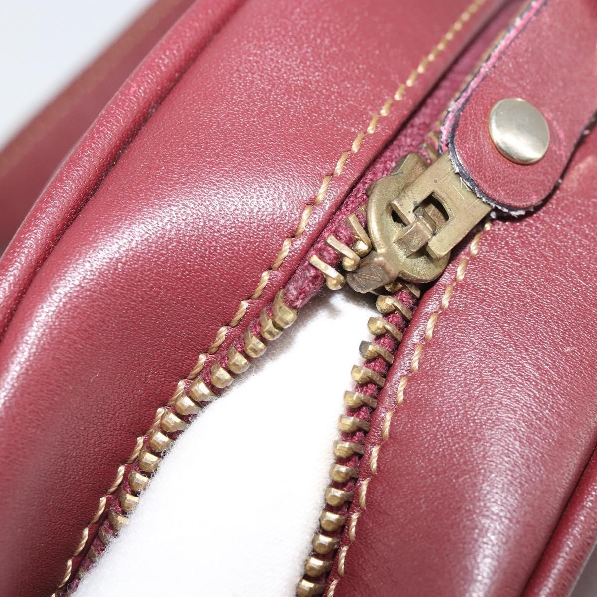 cartier Must de Cartier Shoulder Bag Leather, BURGUNDY, LEATHER, Shoulder bag