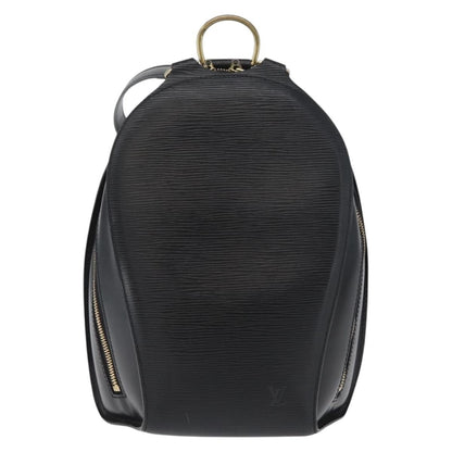 Louis Vuitton Mabillon Backpack Epi Leather, BLACK, LEATHER, Backpack